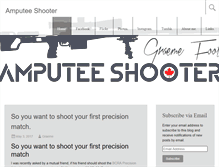 Tablet Screenshot of amputee-shooter.com
